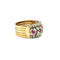 Bague 55 Bague en or jaune avec diamants et rubis 58 Facettes 50398