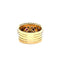Bague 55 Bague en or jaune avec diamants et rubis 58 Facettes 50398