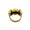 Bague 56 Bague Art déco chevalière en or jaune 18 carats, diamants et rubis 58 Facettes 50405