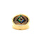 Bague 53 Bague bicolore en or jaune et or blanc 18k avec diamants, saphirs et émeraudes colombiennes 58 Facettes 50211