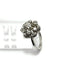 Bague 53 Bague rosette vintage en or blanc 750 et diamants 58 Facettes 50409