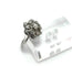Bague 53 Bague rosette vintage en or blanc 750 et diamants 58 Facettes 50409