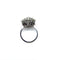 Bague 53 Bague rosette vintage en or blanc 750 et diamants 58 Facettes 50409