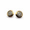 Boucles d'oreilles Boucles d'oreilles puces rosette en or jaune 750 et diamants 0,60 ct 58 Facettes 50410