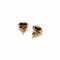 Boucles d'oreilles Boucles d’oreilles puces rosette en or jaune 750 et diamants 58 Facettes 50410