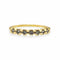 Bague 57 Bague alliance ondulée en or jaune 750 sertie de diamants 58 Facettes 50411