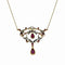 Pendentif Pendentif vintage - Rubis et diamants en or jaune 14 carats et platine 58 Facettes 50414