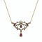 Pendentif Pendentif vintage - Rubis et diamants en or jaune 14 carats et platine 58 Facettes 50414