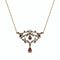 Pendentif Pendentif vintage - Rubis et diamants en or jaune 14 carats et platine 58 Facettes 50414