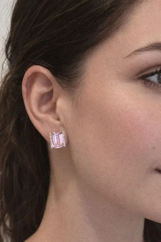 Boucles d'oreilles Boucles d'oreilles puces en or jaune 750 avec diamants 58 Facettes 50415