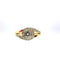 Bague 55 Bague vintage en or jaune 750 avec diamants (0,40 ct) 58 Facettes 50417
