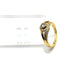Bague 55 Bague vintage en or jaune 750 avec diamants (0,40 ct) 58 Facettes 50417