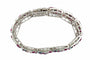 Bracelet Bracelet Art déco en or blanc 18 ct avec rubis et diamants 58 Facettes 50084