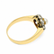 Bague 58 Bague fleur en or jaune, perle et diamants taille rose 58 Facettes 50208