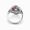 Bague 52 Bague Art déco en platine avec diamants et rubis 58 Facettes 50241