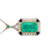 Collier Collier avec pendentif Art déco en or et platine, émeraude colombienne 14 ct 58 Facettes 50247