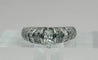 Bague 53 Bague en or blanc 14K avec diamant taille marquise et diamants 58 Facettes 50207