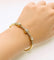 Bracelet Bracelet rigide en or jaune 18 carats et diamants taille ancienne 58 Facettes 50269