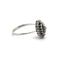 Bague Bague grappe de diamants en or blanc 18k 58 Facettes 50286