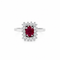 Bague 52 Imperial Ruby Royale - Bague en or blanc, rubis et diamants 58 Facettes 50009