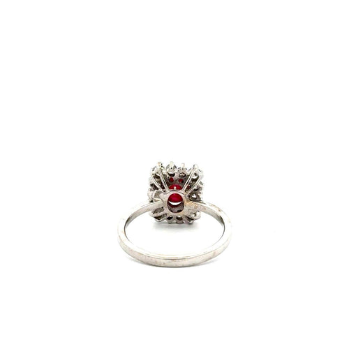 Bague 52 Imperial Ruby Royale - Bague en or blanc, rubis et diamants 58 Facettes 50009
