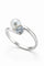Bague 55 Toi et moi - Bague en or blanc 18 carats avec perle et diamant 58 Facettes 50322