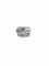 Bague 58 Bague ceinture en or blanc 18 carats et diamants naturels 58 Facettes