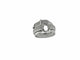 Bague 58 Bague ceinture en or blanc 18 carats et diamants naturels 58 Facettes