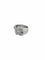 Bague 53 Bague ceinture en or blanc 18 carats et diamants naturels 58 Facettes