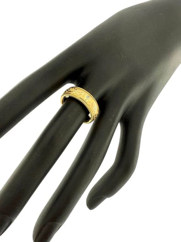 Bague 52 Wellendorff Kinetic Band - Bague en or jaune 18 carats, émail et diamants 58 Facettes