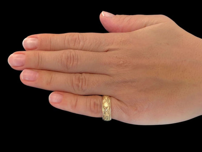 Bague 52 Wellendorff Kinetic Band - Bague en or jaune 18 carats, émail et diamants 58 Facettes