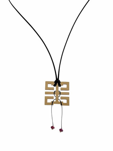 Collier Cartier Le Baiser du Dragon - Collier pendentif en or jaune 18 carats et rubis 58 Facettes