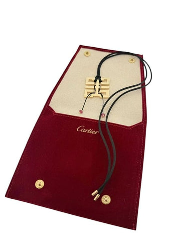 Collier Cartier Le Baiser du Dragon - Collier pendentif en or jaune 18 carats et rubis 58 Facettes