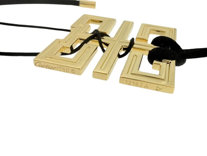 Collier Cartier Le Baiser du Dragon - Collier pendentif en or jaune 18 carats et rubis 58 Facettes