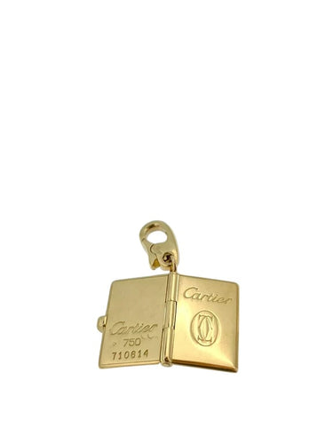Pendentif Cartier - Pendentif vintage plaque pour nom en or jaune 18 carats 58 Facettes