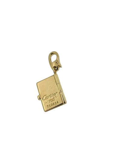 Pendentif Cartier - Pendentif vintage plaque pour nom en or jaune 18 carats 58 Facettes