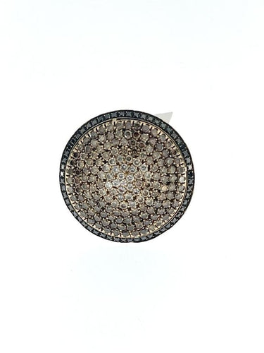 Bague 53 Piero Milano - Bague cocktail en or rose 18 carats et diamants 58 Facettes