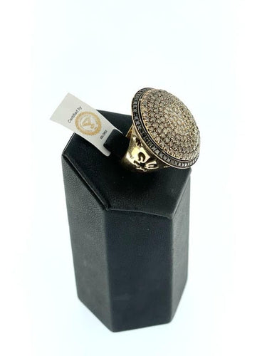 Bague 53 Piero Milano - Bague cocktail en or rose 18 carats et diamants 58 Facettes