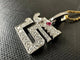 Pendentif Cartier Le Baiser du Dragon - Pendentif en or blanc 18 carats, diamants et rubis 58 Facettes