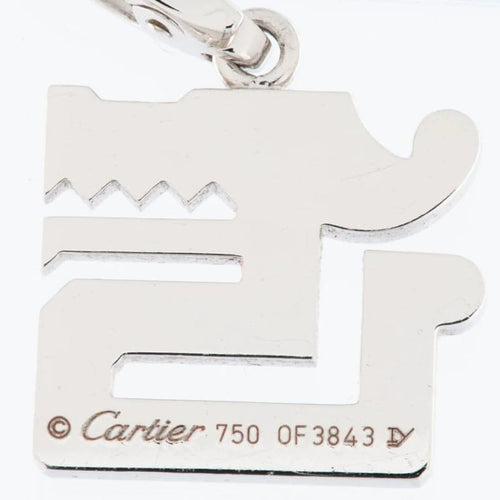 Pendentif Cartier Le Baiser du Dragon - Pendentif en or blanc 18 carats, diamants et rubis 58 Facettes