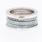Bague 52 Bulgari B.Zero1 - Bague en or blanc 18 carats et aigue-marine 58 Facettes