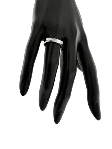 Bague 58 Mauboussin - Bague bandeau en or blanc 18 carats 58 Facettes