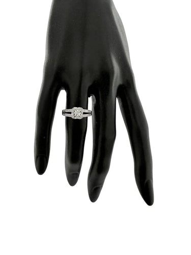 Bague 57 Mauboussin Chance of Love N°2 - Bague de fiançailles en or blanc et diamants 58 Facettes