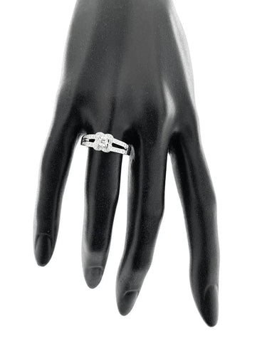 Bague 57 Mauboussin Chance of Love N°2 - Bague de fiançailles en or blanc et diamants 58 Facettes