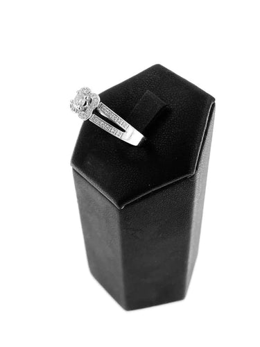 Bague 57 Mauboussin Chance of Love N°2 - Bague de fiançailles en or blanc et diamants 58 Facettes