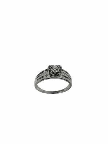 Bague 57 Mauboussin Chance of Love N°2 - Bague de fiançailles en or blanc et diamants 58 Facettes