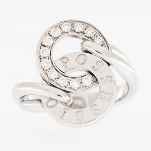 Bague 54.5 Piaget Possession - Bague en or blanc 18 carats et diamant 58 Facettes