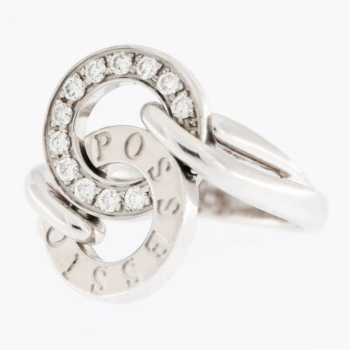 Bague 54.5 Piaget Possession - Bague en or blanc 18 carats et diamant 58 Facettes