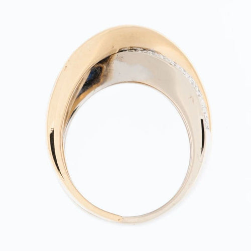 Bague 51 Alfieri & St John - Bague en or 18 carats avec diamants et saphir bleu 58 Facettes