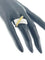 Bague 55.5 Alfieri & St. John - Bague en or 18 carats, saphir jaune et diamants 58 Facettes
